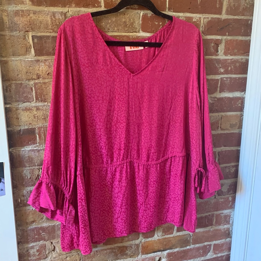 Evri Cheetah Print Blouse